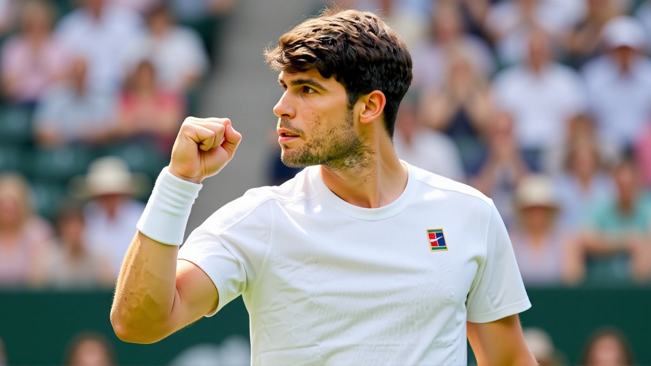 Alcaraz schlägt Fritz und erreicht drittes Wimbledon-Finale
